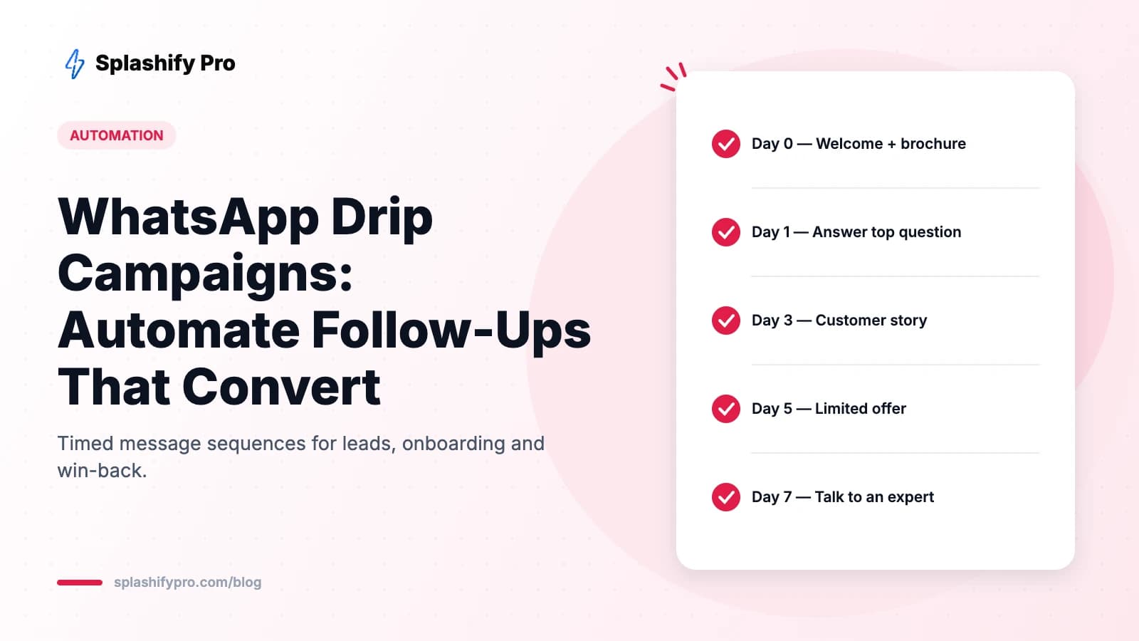 WhatsApp Drip Campaigns: How to Automate Follow-Up Sequences That Convert (2026)