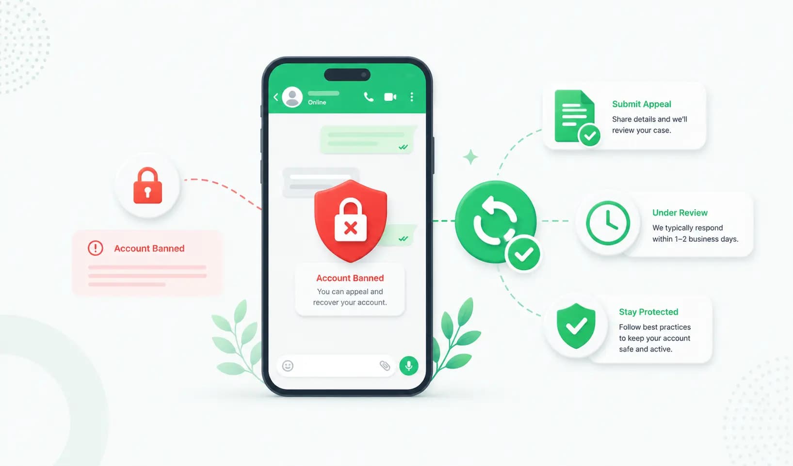 WhatsApp ബിസിനസ് അക്കൗണ്ട് നിരോധിച്ചോ അല്ലെങ്കിൽ ബ്ലോക്ക് ചെയ്തോ? അത് എങ്ങനെ വീണ്ടെടുക്കാം (2026)