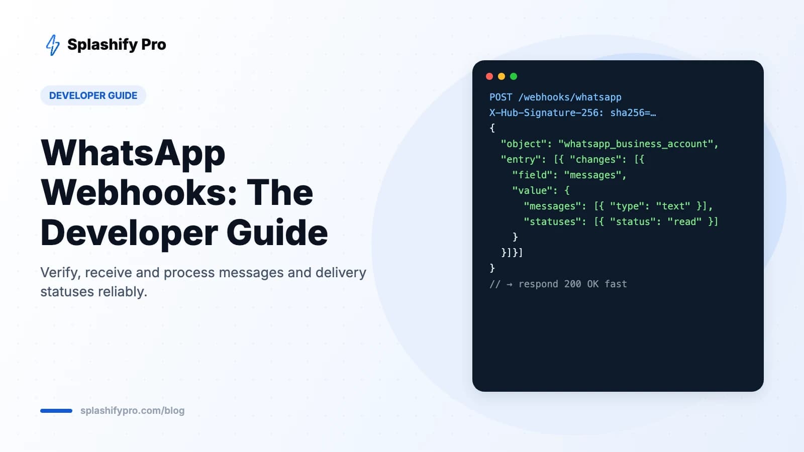 WhatsApp Webhooks Explained: Receive Messages & Status Updates (Developer Guide 2026)